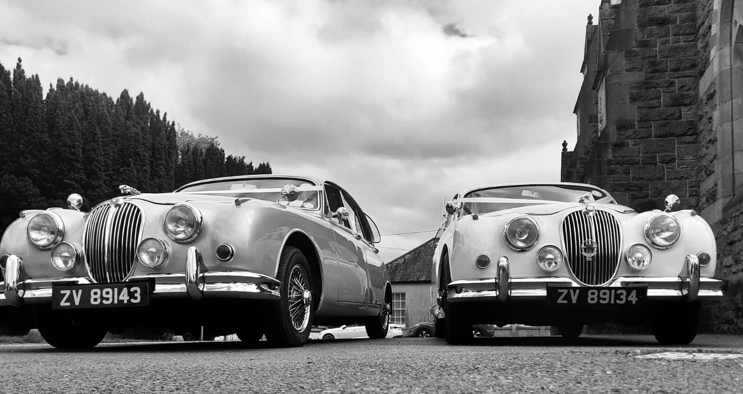 Wedding Cars/ Vintage Jaguar Hire, perfect for your Wedding Day